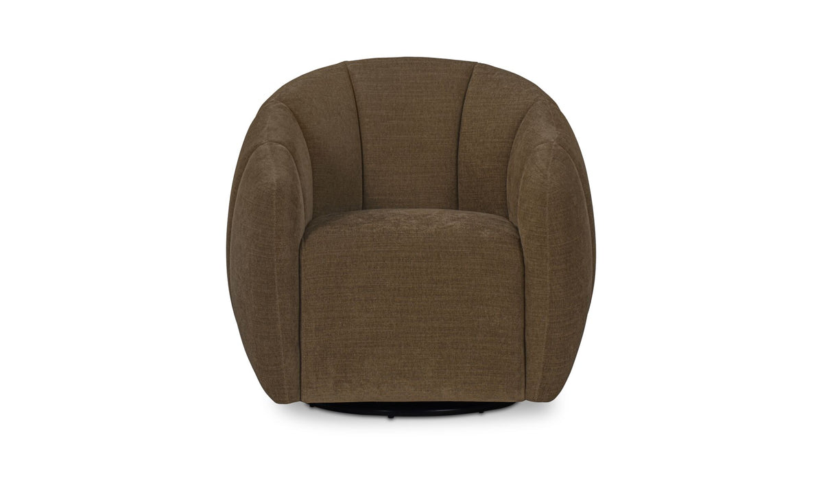 Mindy Swivel Chair Cool Brown.
