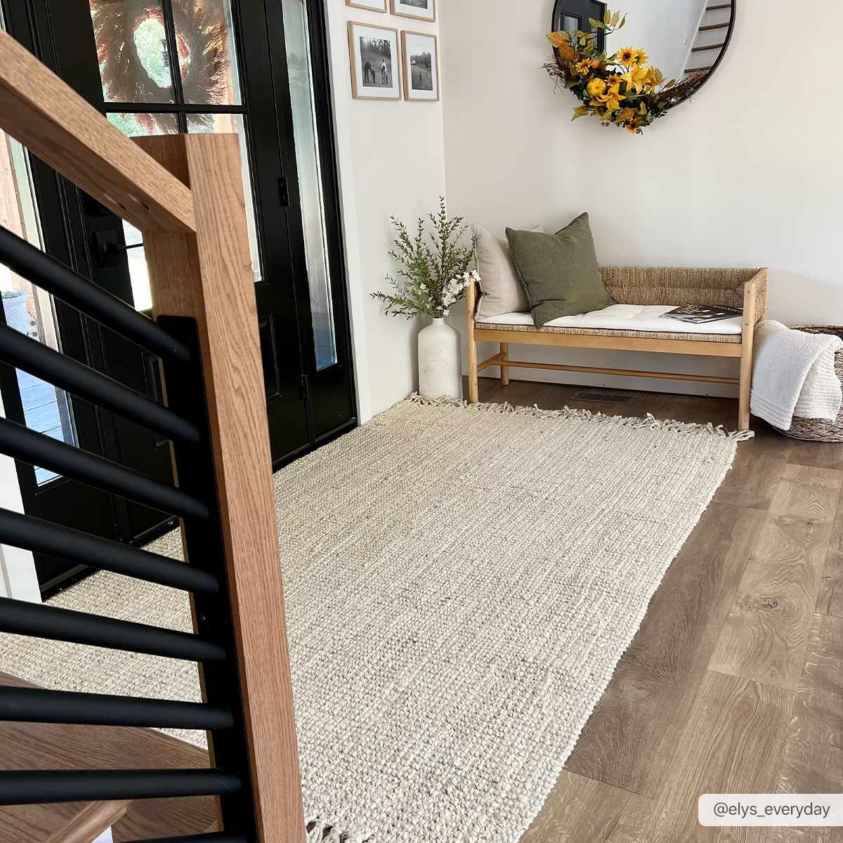 Senneterre Bleached Jute Rug.