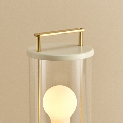 The Muse 1.0 Portable Lamp in Candlenut White - Set of 2.