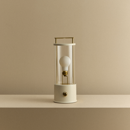 The Muse 1.0 Portable Lamp in Candlenut White - Set of 2.