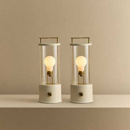 The Muse 1.0 Portable Lamp in Candlenut White - Set of 2.