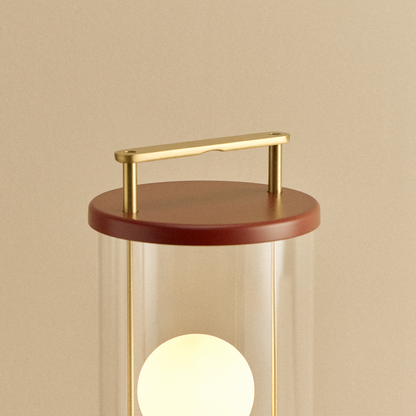 The Muse 1.0 Portable Lamp in Pomona Red - Set of 2.