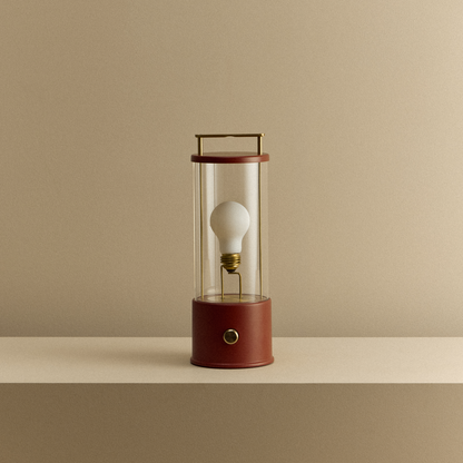 The Muse 1.0 Portable Lamp in Pomona Red.