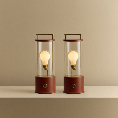 The Muse 1.0 Portable Lamp in Pomona Red - Set of 2.