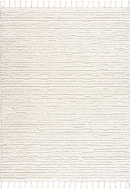Kulu Textured Area Rug with Tassels