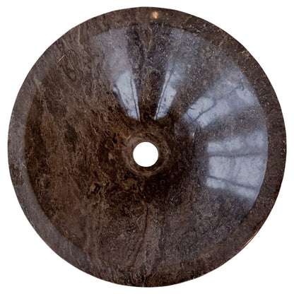 Narcist Brown Marble V-Shape Tapered Sink Polished (D)16" (H)6".