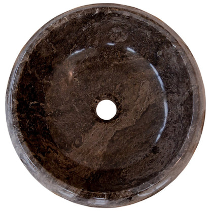 Narcist Brown Marble Vessel Sink High-Gloss Polished.