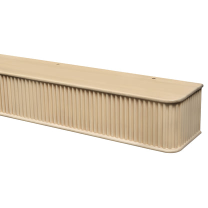 Fluted Fireplace Mantel Shelf – Real Wood.