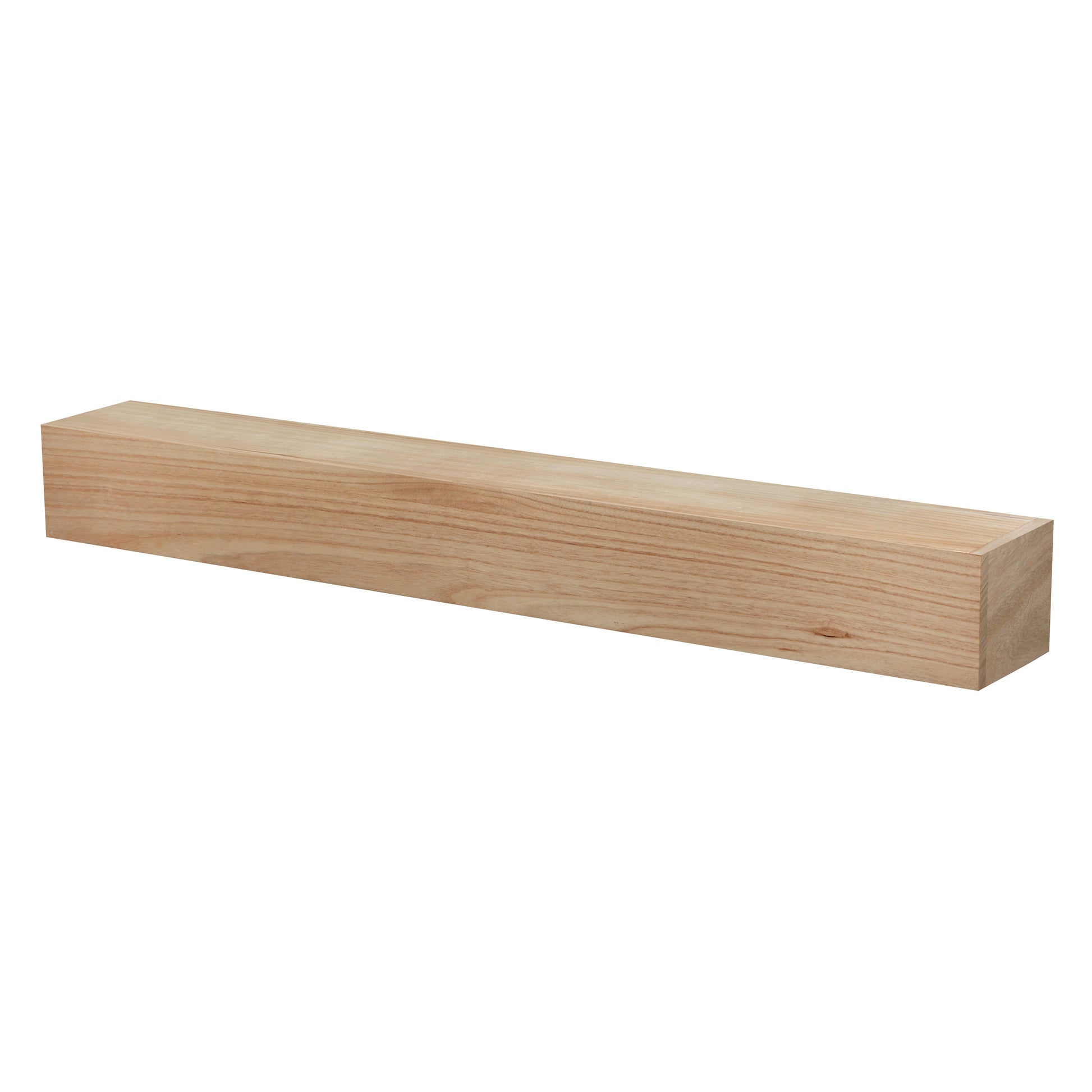 Classic Paulownia Wood Fireplace Mantel Shelf.