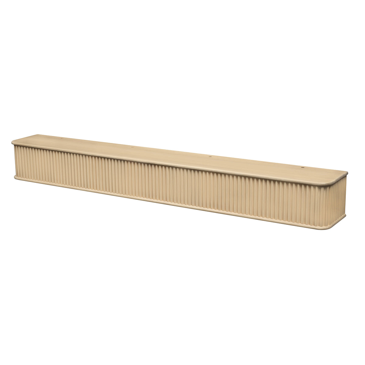 Fluted Fireplace Mantel Shelf – Real Wood.