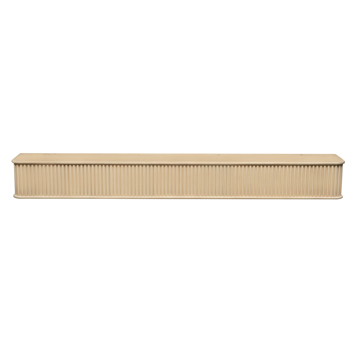 Fluted Fireplace Mantel Shelf – Real Wood.