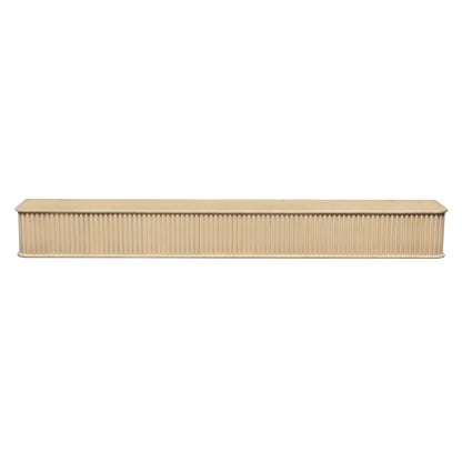 Fluted Fireplace Mantel Shelf – Real Wood.