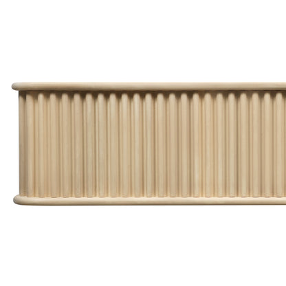 Fluted Fireplace Mantel Shelf – Real Wood.