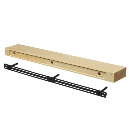 Smooth Solid Floating Timber Fireplace Mantel Shelf.