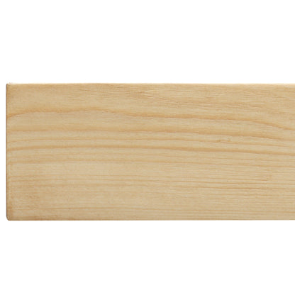Smooth Solid Floating Timber Fireplace Mantel Shelf.