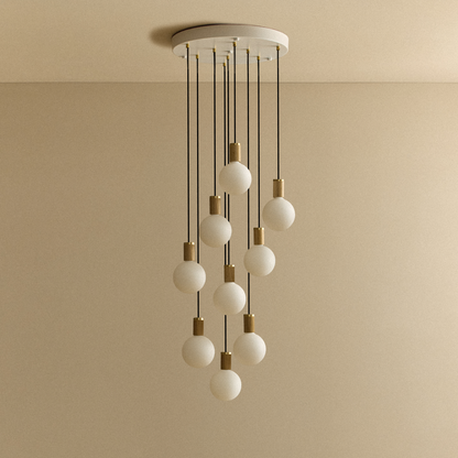 Nine Pendant in Oak + Sphere IV.