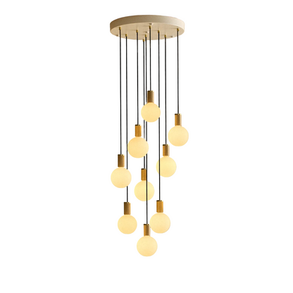 Nine Pendant in Oak + Sphere IV.