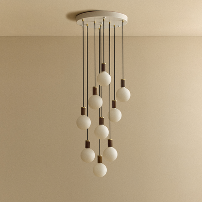 Nine Pendant in Walnut + Sphere IV.