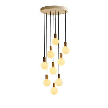Nine Pendant in Walnut + Sphere IV.
