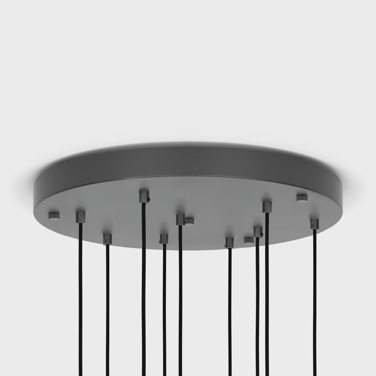 Nine Pendant in Graphite + Sphere IV.