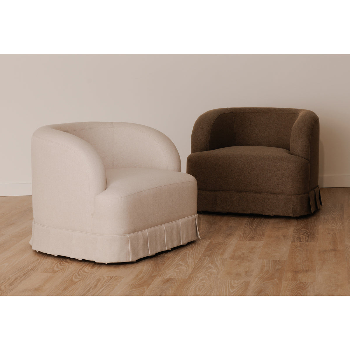 Maren Swivel Chair Beige - image 10