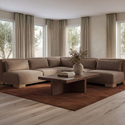 June Sofa Dark Brown lifestyle