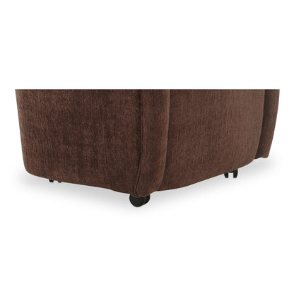 Drava Rolling Dining Chair Dark Brown – image 9