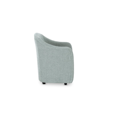 Drava Rolling Dining Chair Light Blue additional view