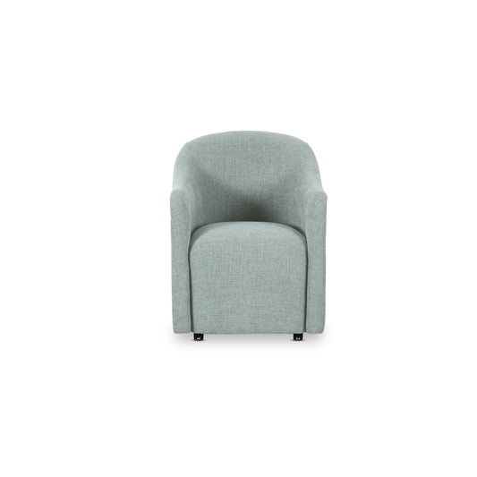 Drava Rolling Dining Chair Light Blue