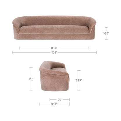 Thora Sofa Blush lifestyle image 8