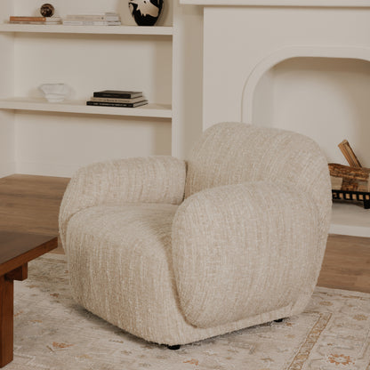 Hazel Lounge Chair Off White lifestyle image