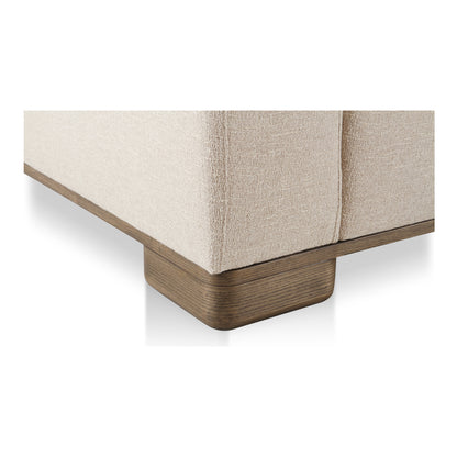 June Classic L-Shaped Modular Sectional Oatmeal view 9