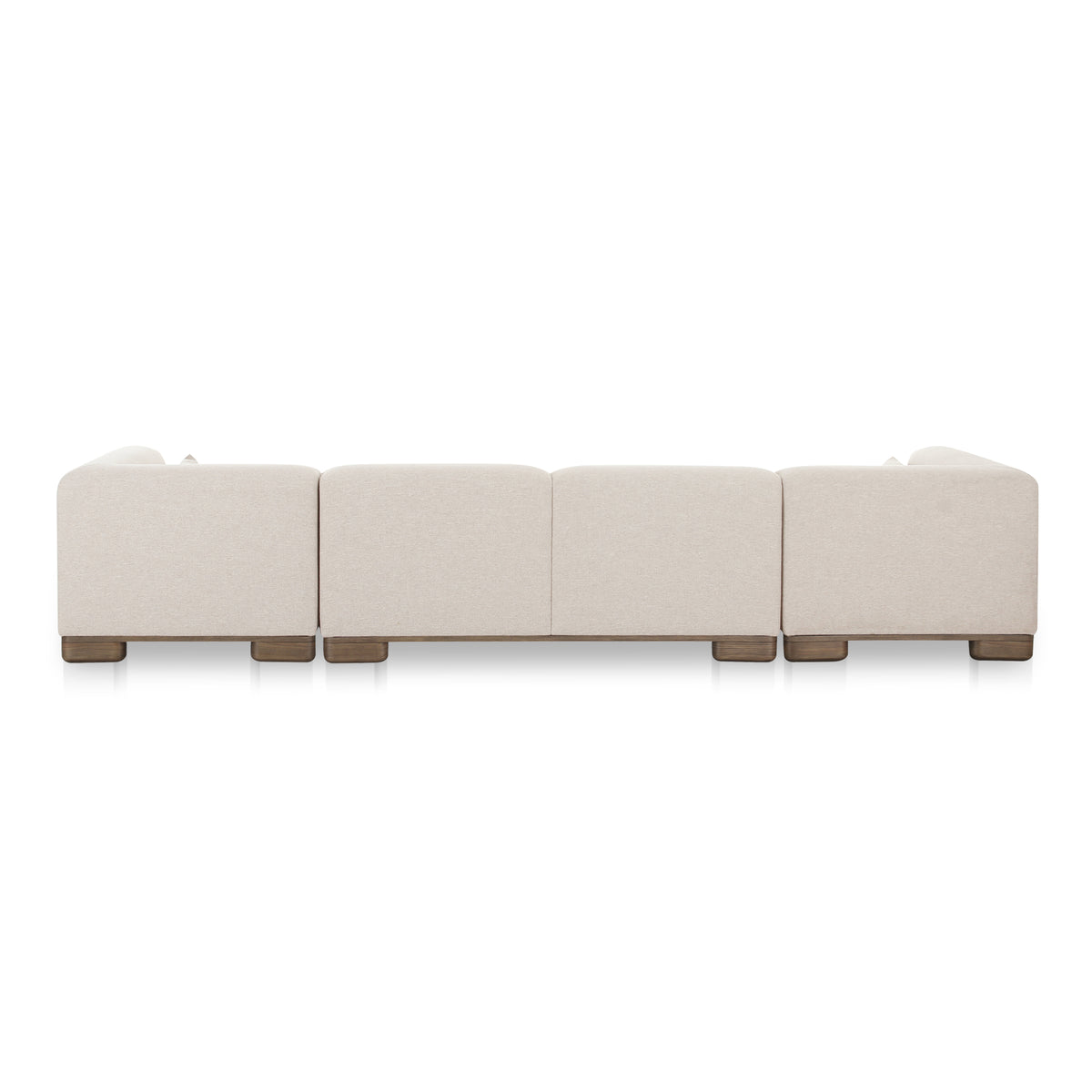 June U Shaped Modular Sectional Oatmeal view 5