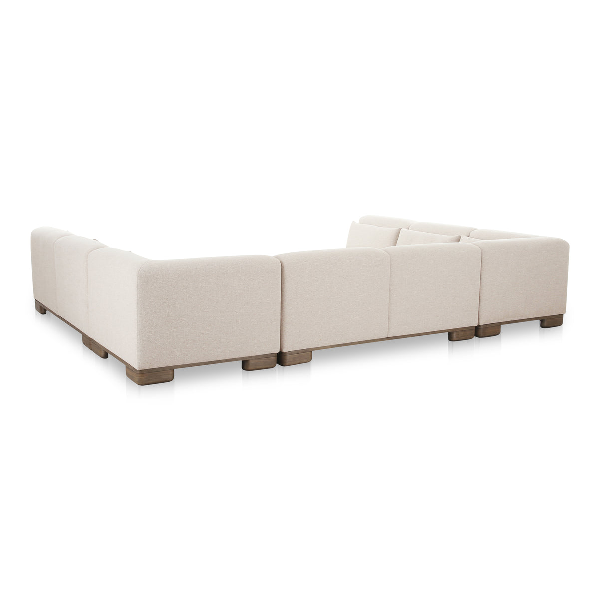 June U Shaped Modular Sectional Oatmeal view 3