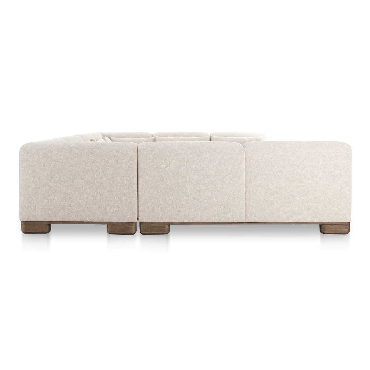June U Shaped Modular Sectional Oatmeal view 4