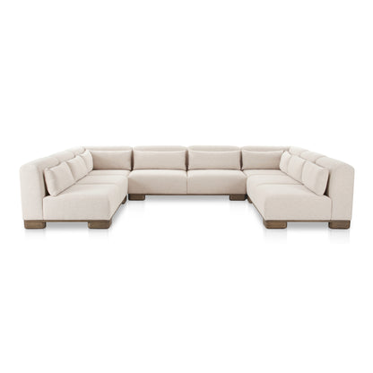 June U Shaped Modular Sectional Oatmeal product image