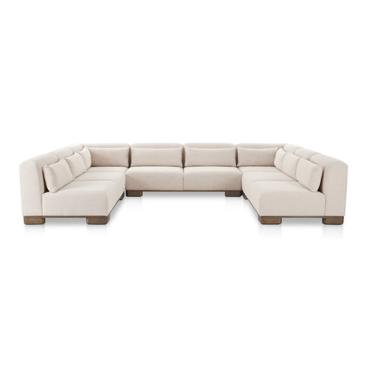 June U Shaped Modular Sectional Oatmeal product image