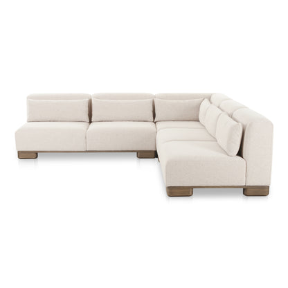June Corner Modular Sectional Oatmeal view 5