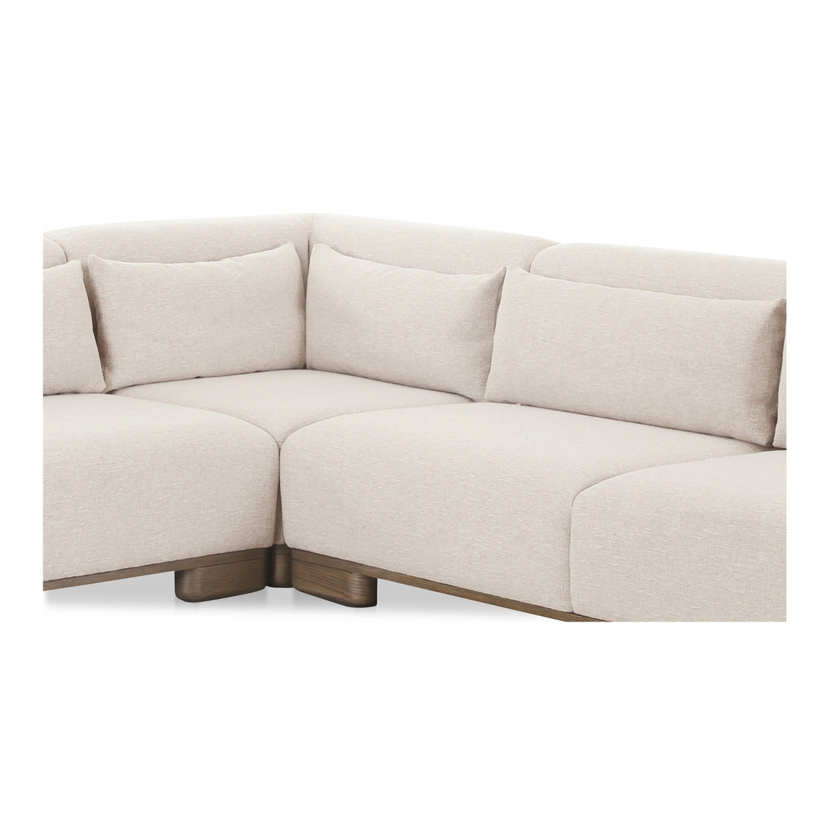 June Corner Modular Sectional Oatmeal view 8
