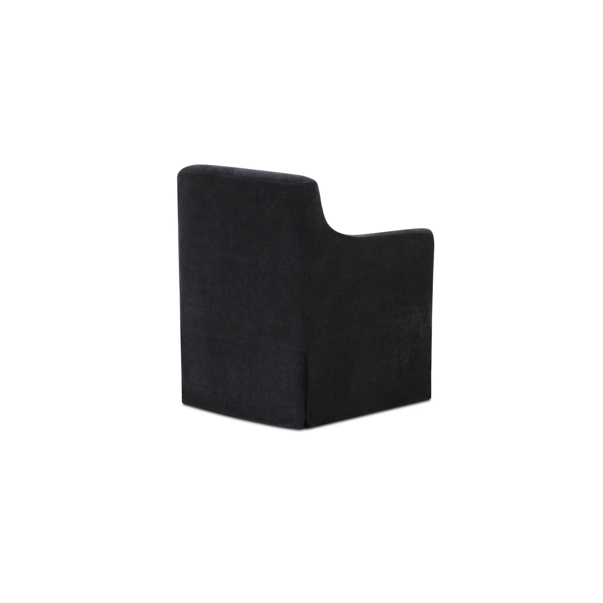 Lydia Slipcover Dining Chair Black additional view