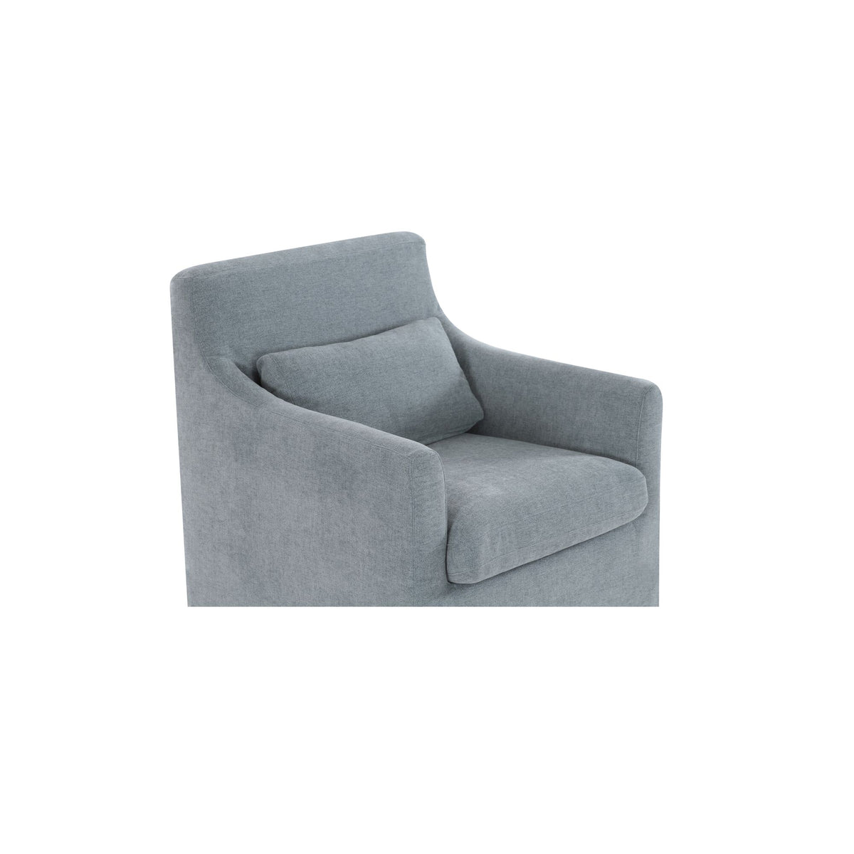 Lydia Slipcover Dining Chair Blue additional view
