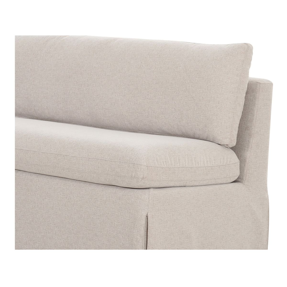 Fable Slipcover Dining Bench Beige view 6