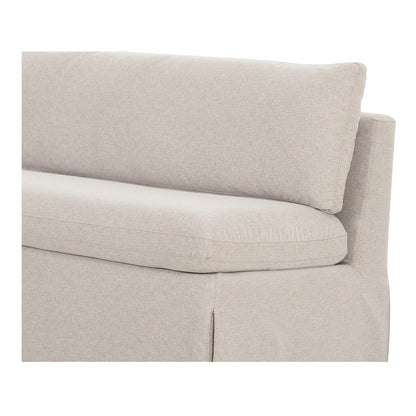 Fable Slipcover Dining Bench Beige view 6