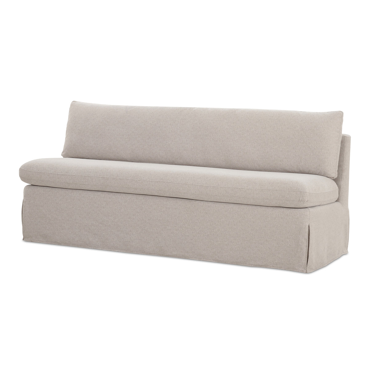 Fable Slipcover Dining Bench Beige view 5