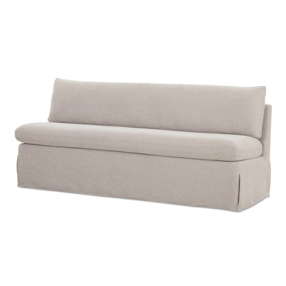Fable Slipcover Dining Bench Beige view 5