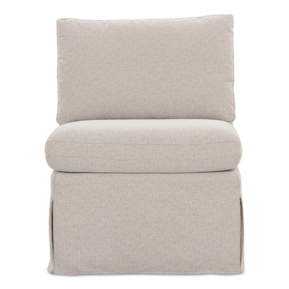 Fable Slipcover Dining Slipper Chair Beige product image