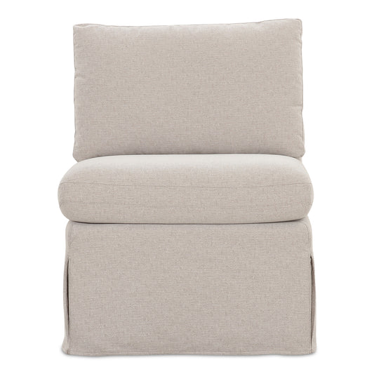 Fable Slipcover Dining Slipper Chair Beige product image