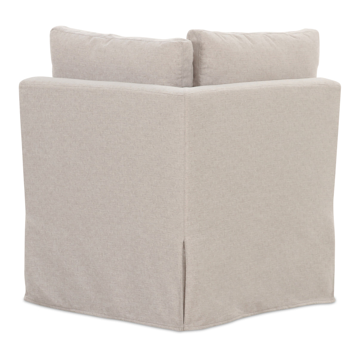 Fable Slipcover Dining Corner Chair Beige view 5