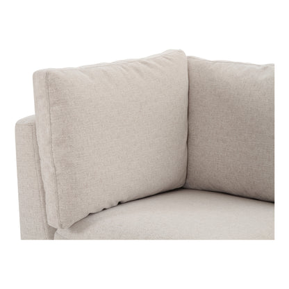 Fable Slipcover Dining Corner Chair Beige view 6