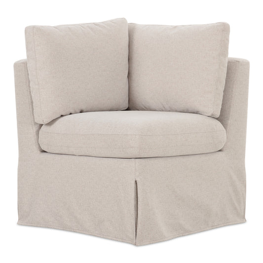 Fable Slipcover Dining Corner Chair Beige product image